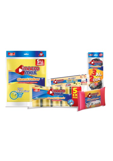 Macromax Temizlik Paketi + Saklama Kabı