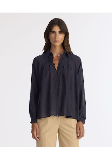 Yargıcı Regular Gömlek Yaka Uzun Kol Gömlek 25kkgm6043x 004 Lacivert