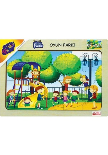 Playwood Ahşap Eğitici Puzzle Oyun Parkı Ony176