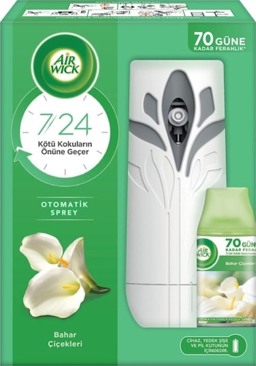 Air Wick Bahar Çiçekleri Freshmatic  Oda Kokusu Kit + Yedek 250 ML