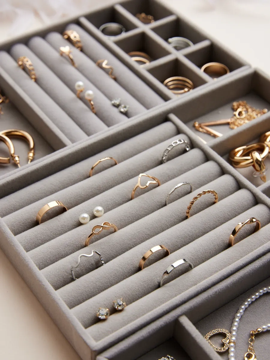 Detente Aksesuar Ve Takı Saklama Standı Organizatörü 463426809 Gri