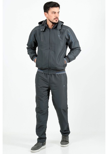 Enrıco Ferry Erkek Mıcropoly Kumaş Içi Polarlı Eşofman Takım2450A