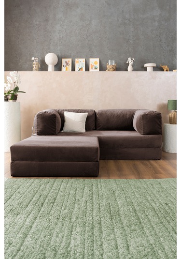 Argimo Godila Yatak Köşe Koltuk Kahverengi