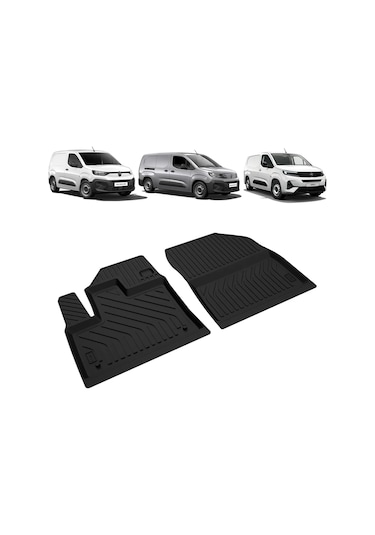 Partner Berlingo Combo Panelvan Havuzlu Paspas Ön Iki Parça 2019 2020 2021 2022 2023 2024 2025