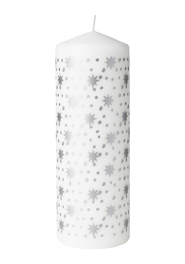 Blok Mum, Lame, 70 Saat, 19 Cm Acı Kahverengi
