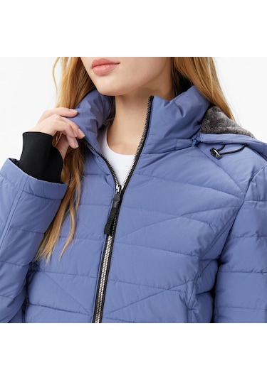 Nautica Kadın Mavi Regular Fit Mont Desenli 117003891 Mavi