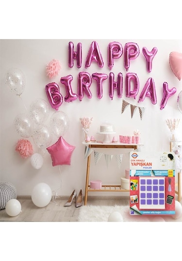 Balon Poster Kağıt Süs Yapıştırma Sök-tak Pedler 12 MM 48 Adet