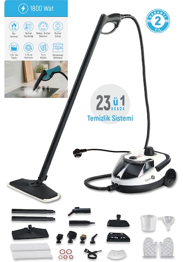 Livenzi WJ-578 1800 W Buharlı Temizlik Makinesi