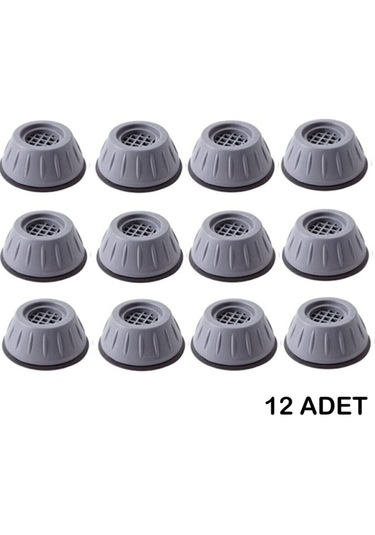 Gürültü Engelleyici,titreşim Önleyici Kaymaz Kauçuk Stoper 12'li
