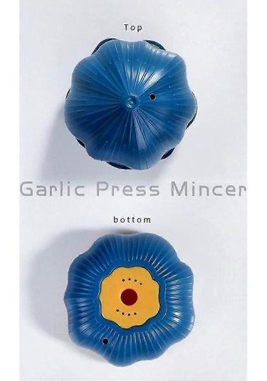 Premium Ergonomik Sarımsak Presi - Çıkarılabilir Tasarım, Profesyonel Sınıf Zencefil Ezici, Kullanımı Kolay Siyah