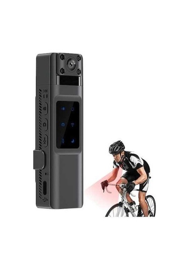 Novahub Wifi Spor Kamera - 1080p, 10 Saat Kayıt, Su Geçirmez, Mini, Taşınabilir Siyah