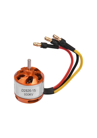Youmex Model D2826-15 930kv Bakır Rengi Sabit Kanat Uçak/model Uçak Brushless Motor