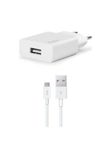 Ttec Smartcharger Seyahat Şarj Aleti 2.1A + Type-C Kablo Beyaz- 2