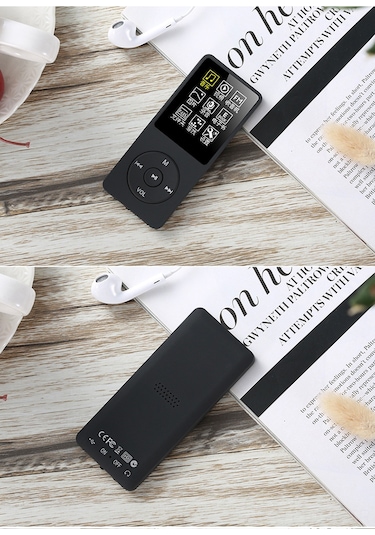 Singree Bluetoothlu Mp3 Mp4 Çalar, Taşınabilir Spor Müzik Çalıcı, 1.8 İnç Ekranlı