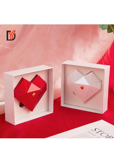 Kalp S Eklinde Otomatik Yu Zu K Kutusu Su Rpriz Evlilik Teklifi Ve Nis An Kutusu Siyah