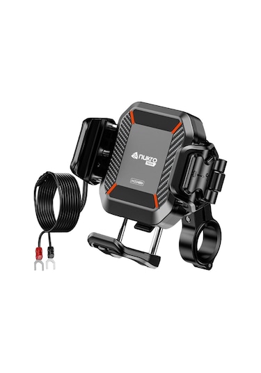 Nukrotech M33 Plus Titreşim Modüllü Telefon Tutucu Siyah