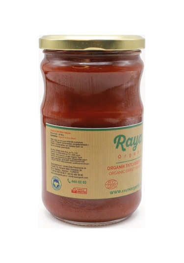Organik Tatlı Biber Salçası - 610g
