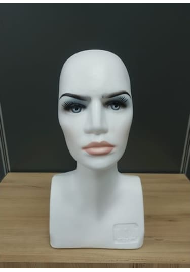 Uzmangrupraf Kafa Mankeni- Kadın Kafa Manken - Prova Mankeni - Plastik Manken