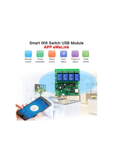Ewelink Akıllı Uzaktan Kumanda Kablosuz Anahtarı Evrensel S2205