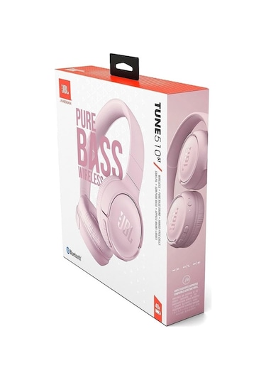 Jeemson Beyaz Kulaküstü Kablosuz Bluetooth Kulaklık - Tune 510bt Uyumlu, Ses İletimi Ve Müzik Dinleme