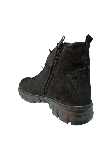 Hammer Jack Aversa Casual Hakiki Deri Nubuk Erkek Bot (Kış 22) Siyah