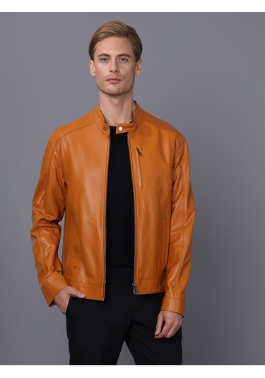 Basics&more Erkek Deri Ceket S5 001