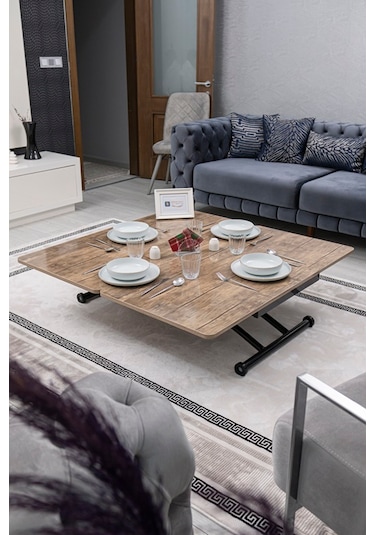 Juppo Üst Tabla Mdf Antiklayt Oval Köşe Alt Siyah Dışa Kıvrım