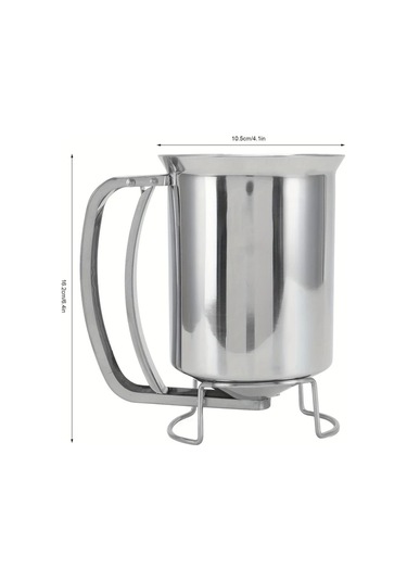 Honeybeeshop 1 Parça Paslanmaz Çelik Hamur Dispanseri Manuel Akış Kontrolü Temizlemesi Kolak Mutfak Yardımcısı