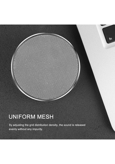 Taşınabilir Kablosuz Bluetooth Hoparlör Fm Mini Led Metal Süper Bas Subwoofer Mp3 Müzik Çalar Için Destek TF Kart