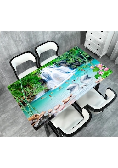 Masa Kaplama Folyosu Mobilya Masa Kaplama Folyoları 3D Doğal Şela