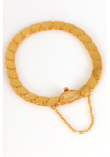 Çelikoğlu Kuyumculuk 14 Ayar Altın Pullu Trabzon Bileklik 8,32 Gr Sarı Altın