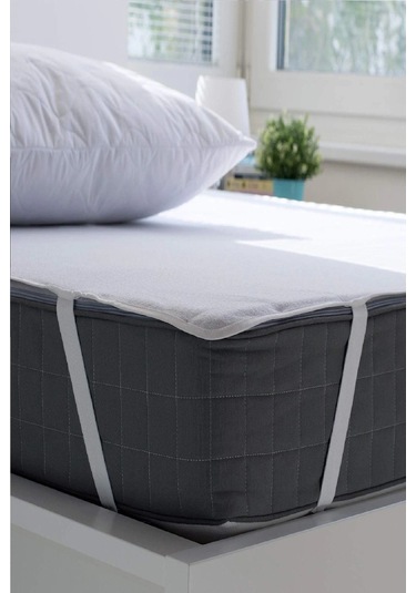 Divanev 70x110 Cm Yastık Kılıflı Sıvı Geçirmez Pamuk Alez Ve Yastık Kılıflı Alez ,, Takım Beyaz