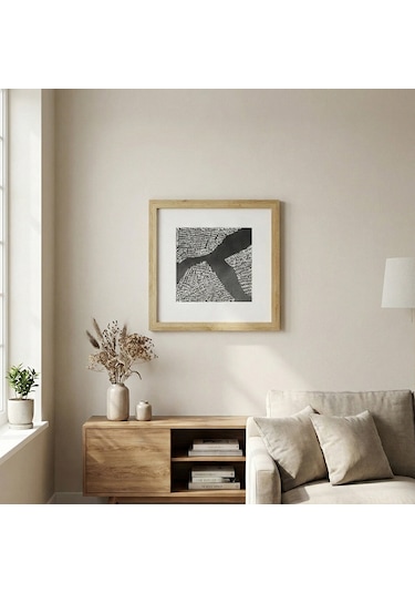 Good Home Fotoğraf Çerçevesı Ceviz 40x40 Cm