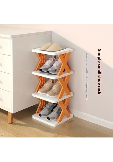Maoyaya 3 Katmanlı Katlanır Ayakkabı Rafı - Yeni Model, Çok Renkli, Yerden Tasarruf Çok Renkli