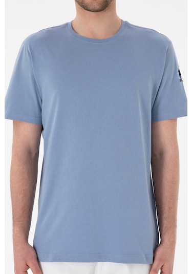 U.S. Polo Assn. Erkek Regular Fit Bisiklet Yaka Mavi Basic Tişört 50305985-VR036 U.S. Polo Assn. Erkek Regular Fit Bisiklet Yaka Mavi Basic Tişört 50305985-VR036