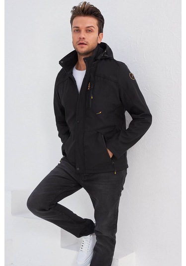 Delpino Siyah Erkek Mont 5011 Siyah