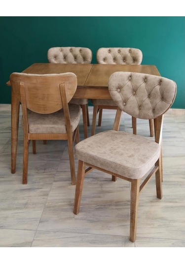 Masifart Brisa Mutfak Masa Sandalye Takımı