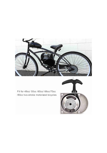 Padalink Alüminyum Alçı 49-80cc İki Zamanlı Motor Bisikletleri İçin Kol Çekmeli Başlatıcı Tam Seti - Yüksek Dayanıklı, Sesiz Ve Kolay Kurulum