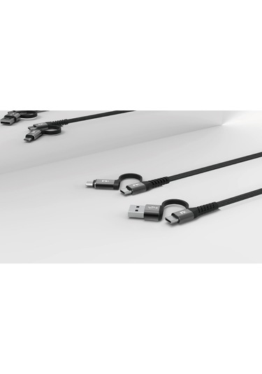 Type-c Kablosu Adaptör Usb Çoklayıcı Micro Usb Type-c Kablo Hızlı Şarj Ve Data Aktarım Destekli