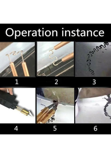 500 Adet 0.8mm Tampon Plastik Parça Tamir İçin Zımba Teli