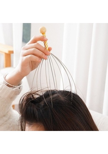 Bloomnest El Tipi Baş Masajı - Dayanıklı - 36gjpz, Çok Renkli, Stres Giderme İçin Çok Renkli