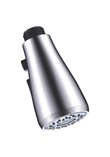 Xiyyadms G1/2 Bağlantılı Mutfak Musluğu Atomizer, 3 Ayarlı Abs Plastiği, Çizgili Bn Finishli Değiştirme Parçası Diğer