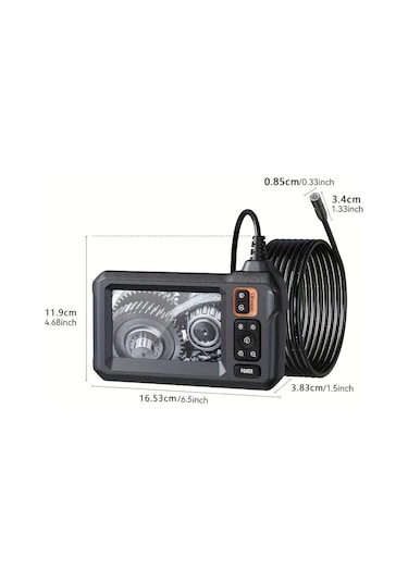 C30-m 8mm Hd 4.3\" Ips Ekran 5m Hafif Esnek Kablo-132332