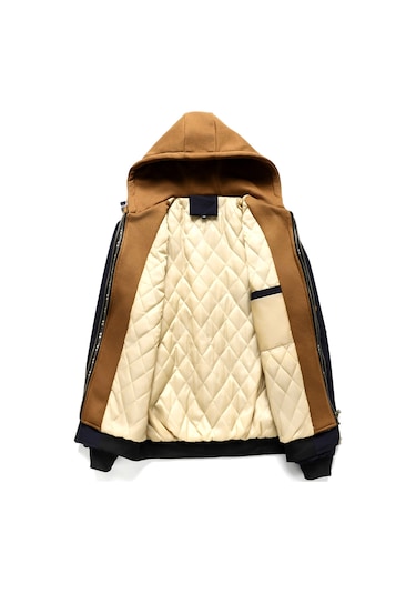 İlkbahar, Sonbahar Ve Kış İçin Erkek Ceketleri, Suni İki Parçalı Ceketler Haki