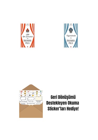 Aşk Bir Zamanlar Ciltli + Nizamülmülk Ciltli + Okuma Sticker'ları