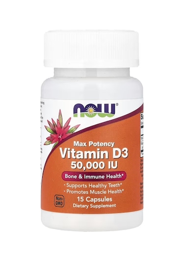 Vitamin D3 50.000 15 Capsules Bone & Immune Health