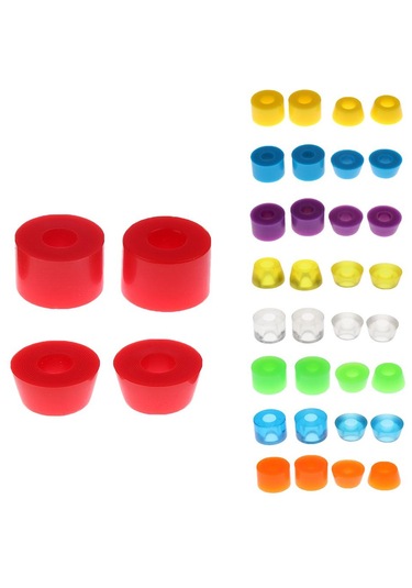 Homyl 2 Longboard Kaykay Kamyon Kiti Burçlar 90a Kırmızı Kırmızı Çok Renkli