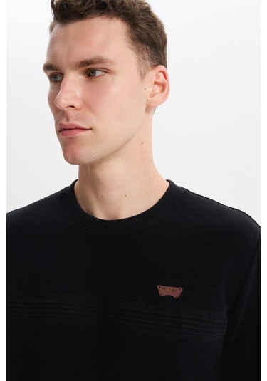 Arma Erkek Regular Fit Selanik Sweatshirt Kazak Karbon Fırçalı, Bisiklet Yaka, Pamuk Polyester, Süs Etiketli K30124697802 Siyah Arma Erkek Regular Fit Selanik Sweatshirt Kazak Karbon Fırçalı, Bisiklet Yaka, Pamuk Polyester, Süs Etiketli K30124697802 Siyah