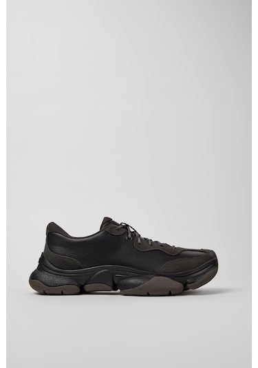 Camper Karst 2 Deri Ve Nubuk Erkek Spor Ayakkabı K101068-001 Siyah