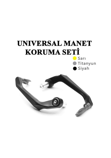 Motosiklet Manet Koruma Seti Standart Model Siyah Renk